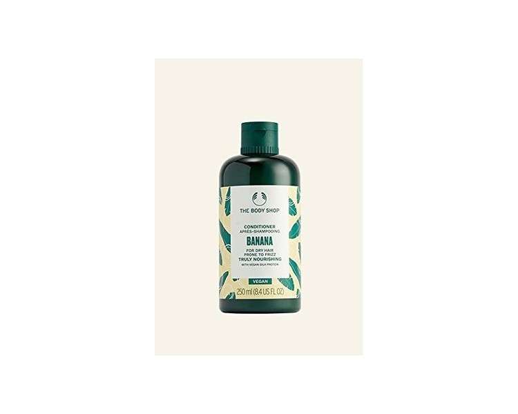 The Body Shop Banana Truly Nourishing Conditioner for Dry, Frizz-Prone, Damaged Hair - Vegan 250ml