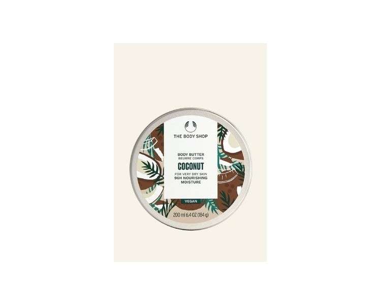 The Body Shop Coconut Nourishing Moisture Body Butter Vegan 200mL