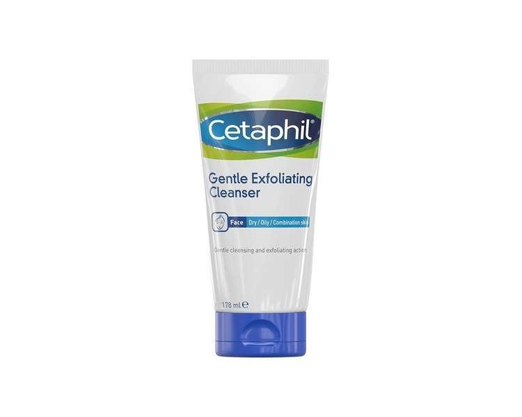 Cetaphil Gentle Exfoliating Cleanser Face Wash for Sensitive Skin 178ml