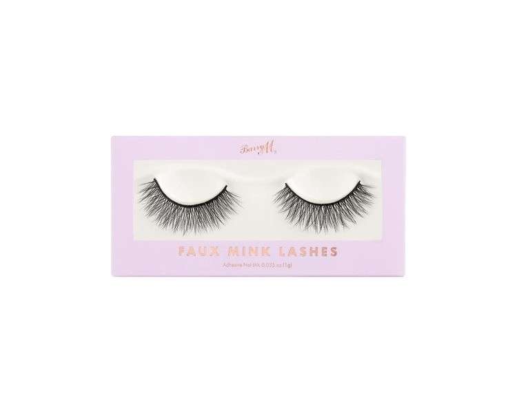 Barry M Faux Mink Lashes with Glue Black Full Volume Shape