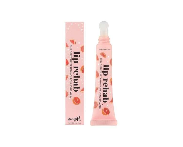 Barry M Lip Rehab Tinted Nourishing Lip Mask Pink Grapefruit Flavour