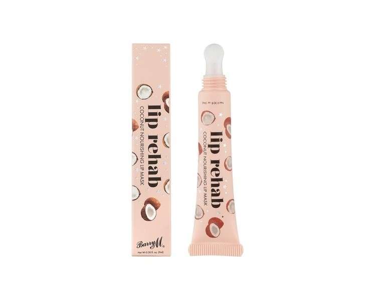 Barry M Lip Rehab Nourishing Lip Mask Coconut Flavour Clear