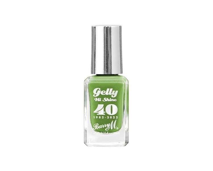 Barry M Gelly Nail Paint Fizzy Apple Green Shade 10ml