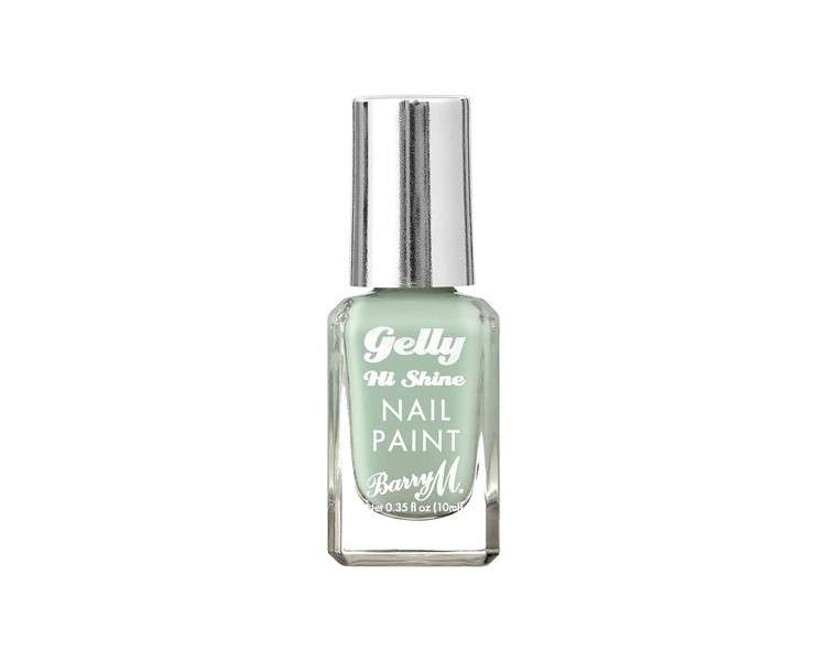 Barry M Cosmetics Gelly Nail Paint Eucalyptus Light Green
