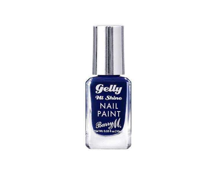 Barry M Gelly Nail Paint Aronia Berry Dark Blue 10ml