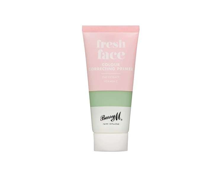 Barry M Fresh Face Green Colour Correcting Primer to Balance Skin Tone and Reduce Redness 35ml