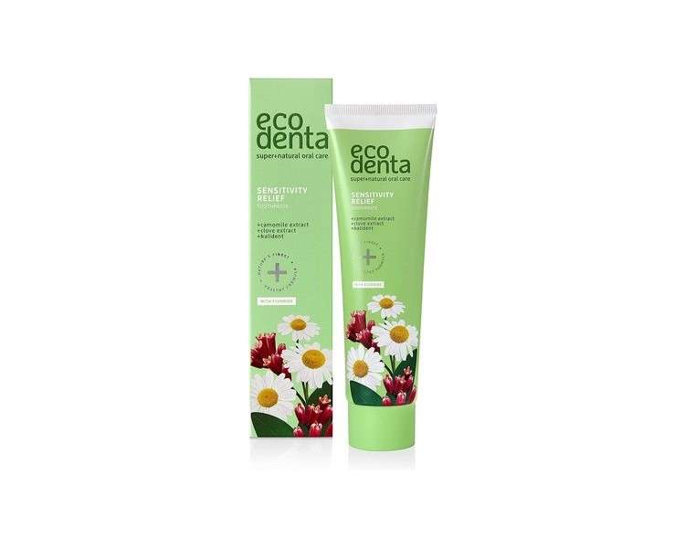 Ecodenta Desensitizing Toothpaste with Kalident, Chamomile Extract, Clove Extract 100ml