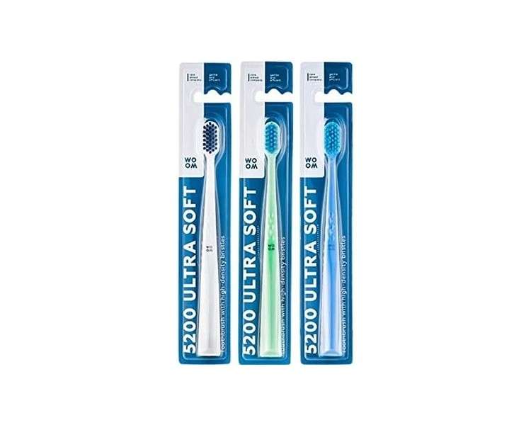 WOOM 5200 Ultra Soft Toothbrush Mix Blue