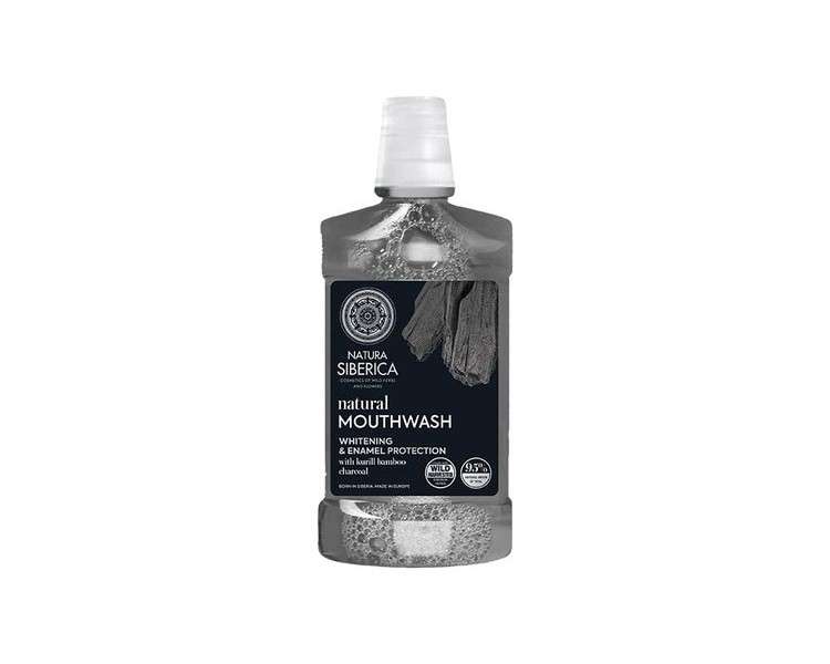 Natura Siberica Bamboo Charcoal Whitening & Enamel Protection Mouthwash 520ml