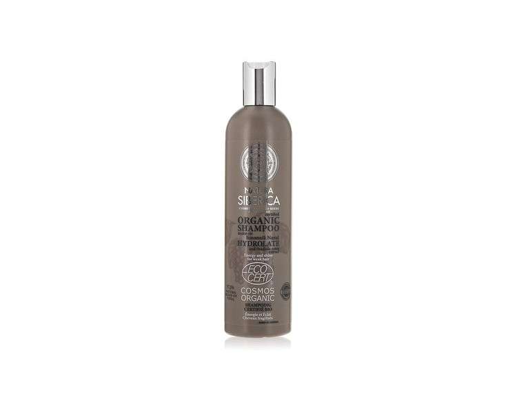 Natura Siberica Certified Organic Shampoo for Weakened Hair Energy and Shine