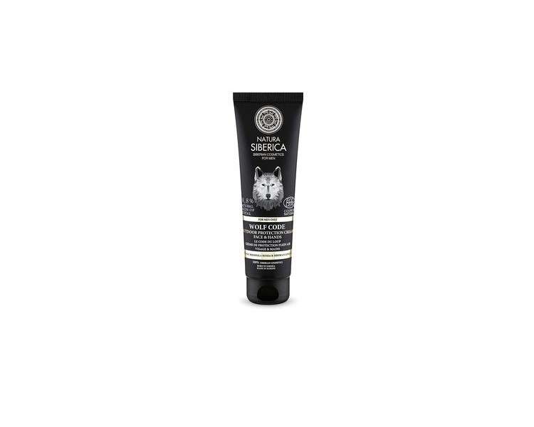 Natura Siberca Men Outdoor Protection Face and Hand Cream Wolf Code 80ml