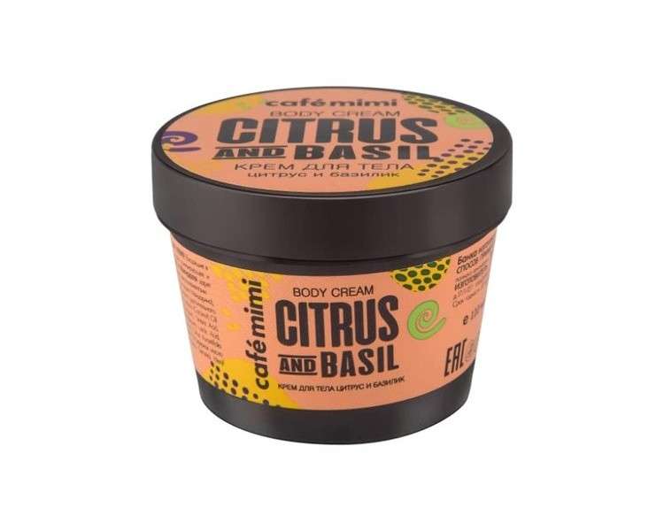 Citrus & Basil Body Cream 110ml