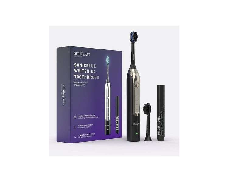 Smilepen Sonicblue Whitening Electric Toothbrush with 4 Cleaning Programs - Up to 70% Whiter Teeth