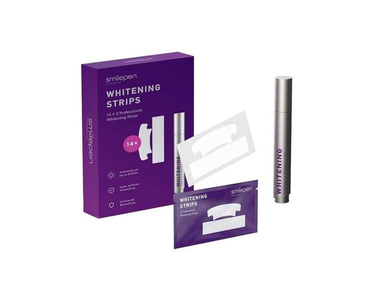 SMILEPEN Professional Whitening Strips with Whitening Gel