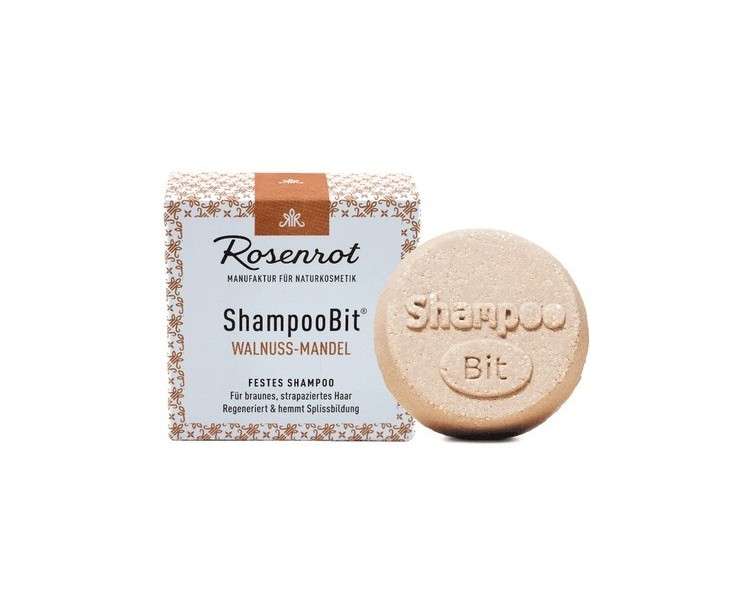 Rosenrot Solid ShampooBit® Walnut-Almond 60g