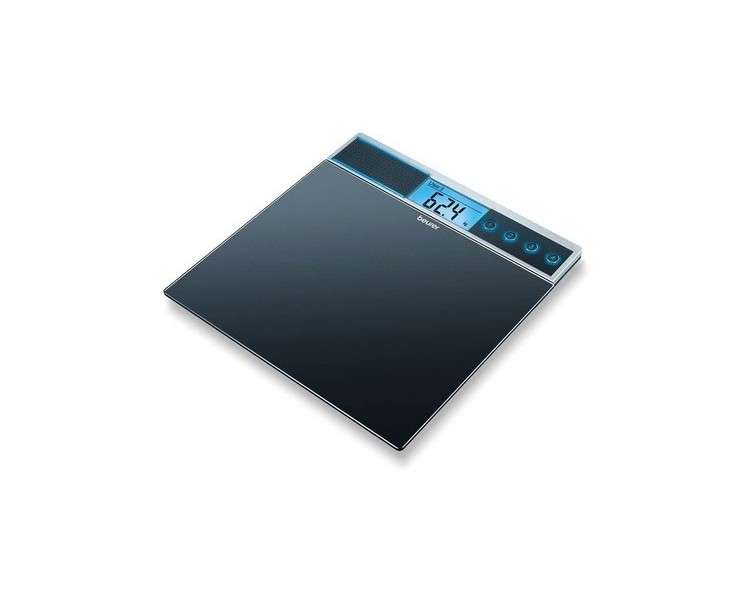 Beurer GS 39 Glass Scale with Voice Function and Large Platform 4 Direct Memory Slots