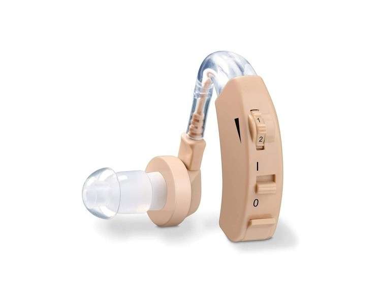 Beurer HA 20 Hearing Aid with Ergonomic Behind-the-Ear Fit and Customizable Volume