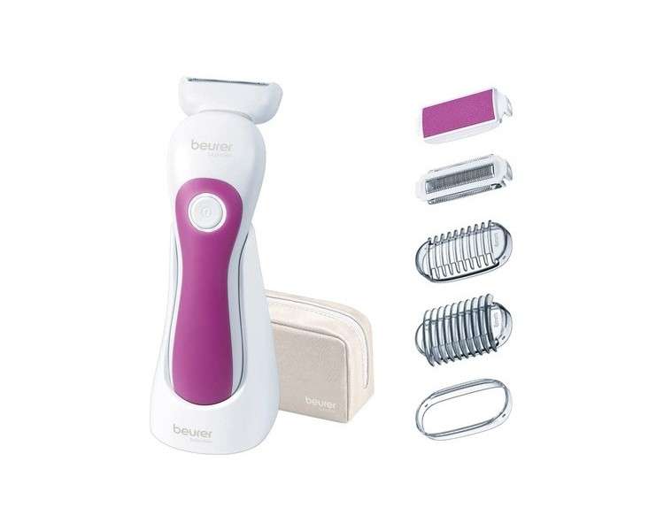 Beurer HL 36 Electric Wet and Dry Shaver with 4 Attachments and Trimming Function