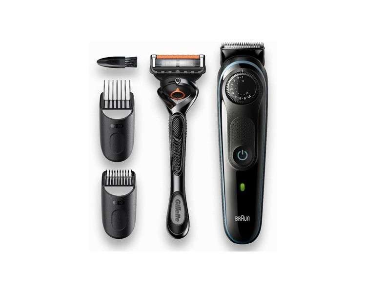 Braun Beard Trimmer BT5340, Black, Blue