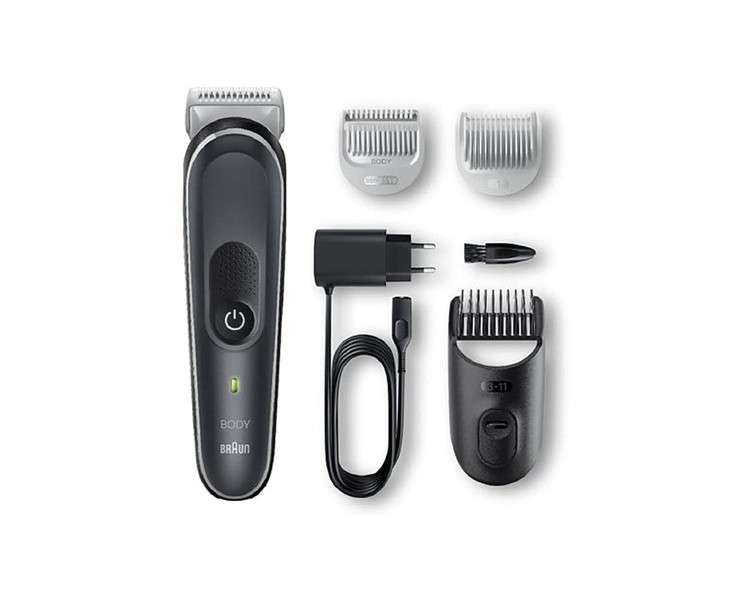 Braun Body Groomer 5 BG5350 with SkinShield Technology and 2 Attachments