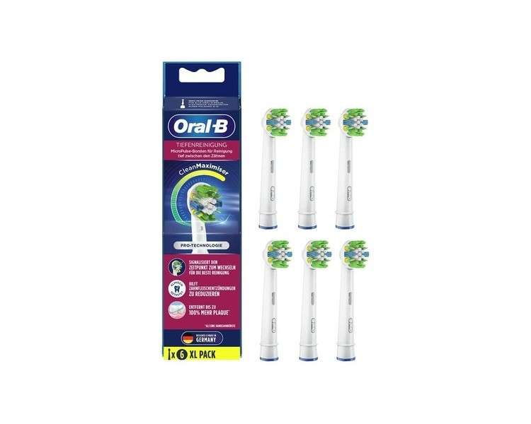 Oral-B Clean Maximizer Deep Cleaning Brush Heads 6 Pcs