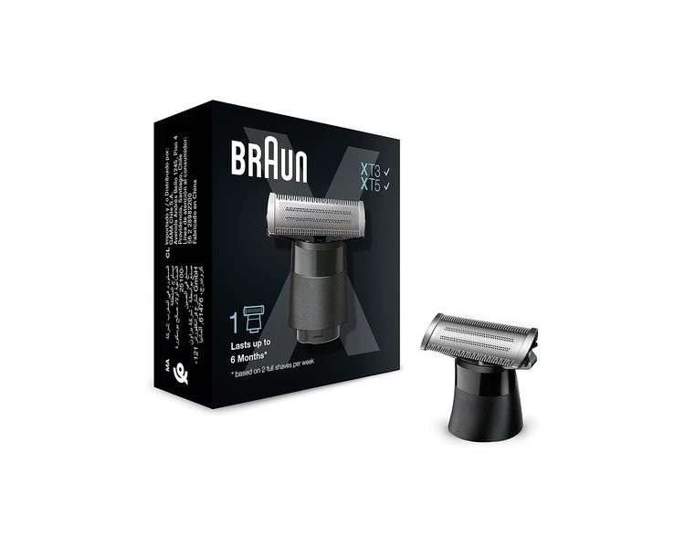 Braun Series X Replacement Blade Compatible with Braun Series X Models XT10 - Silver