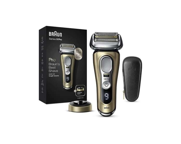 Brown Shaver Series 9 Wet and dry Gold Black