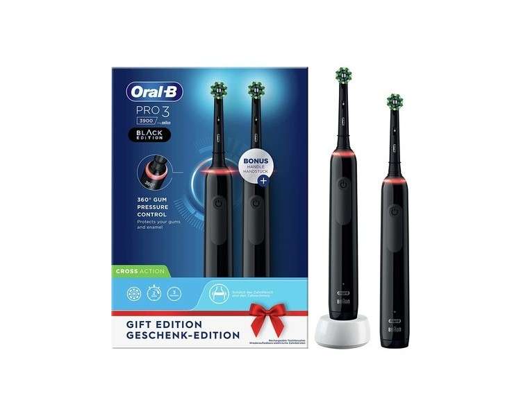 Oral-B PRO 3 3900 Duopack Black-Black Edition