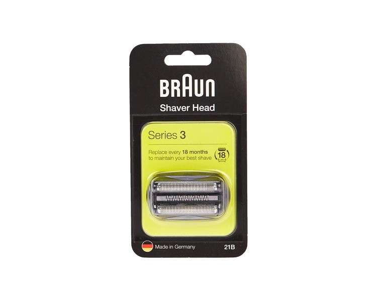 Braun Series 3 Electric Shaver Replacement Head 21B Black