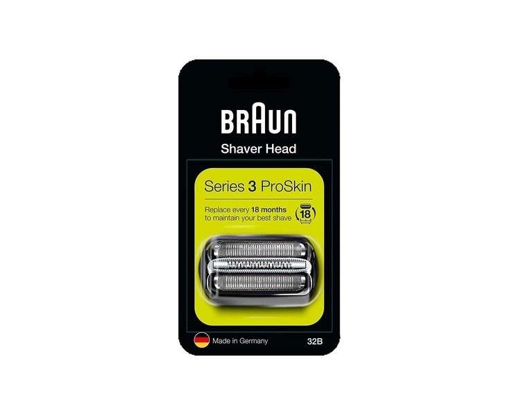 Braun 32b Series 3 Electric Shaver Replacement Foil Cassette Cartridge Black