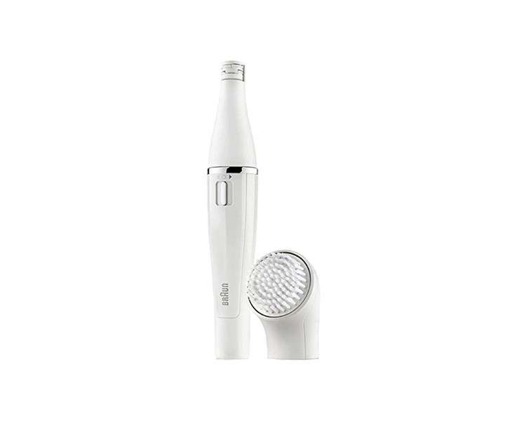 Braun SE830 Women's Facial Hair Epilator and Cleansing Brush for Chin