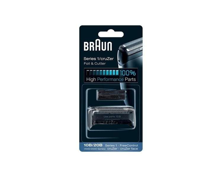 Braun Series 1/Cruzer Foil & Cutter Shaver Head 10B/20B