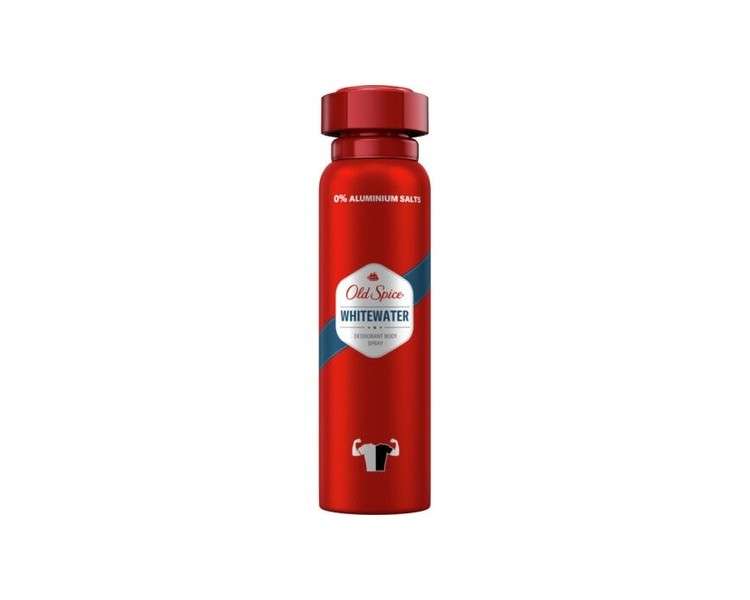 Old Spice Whitewater Deodorant Body Spray 0% Aluminum Salts 150ml