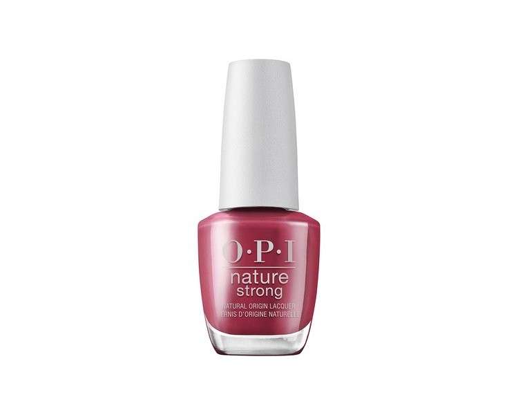 OPI Nature Strong Nail Polish Quick Dry Vegan Nail Varnish with Long-Lasting Results Red Shades Give a Garnet