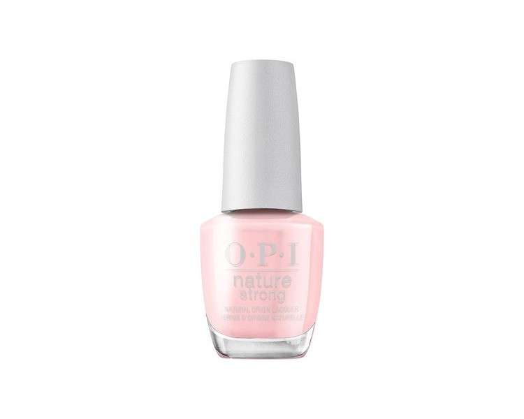 OPI Nature Strong Nail Polish Quick Dry Vegan Nail Varnish With Long-Lasting Results Pink Shades Let Nature Take Its Quartz