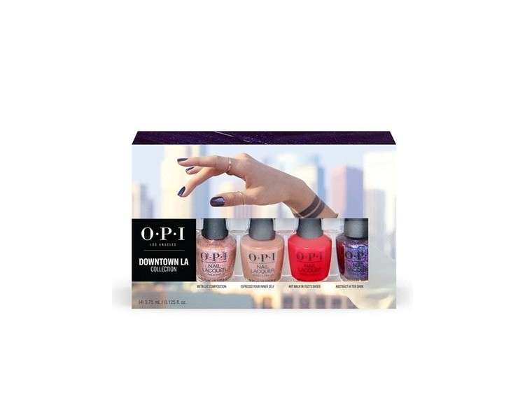 Opi Downtown L.A. Collection Nail Lacquer Set 4 Minis 3.75ml