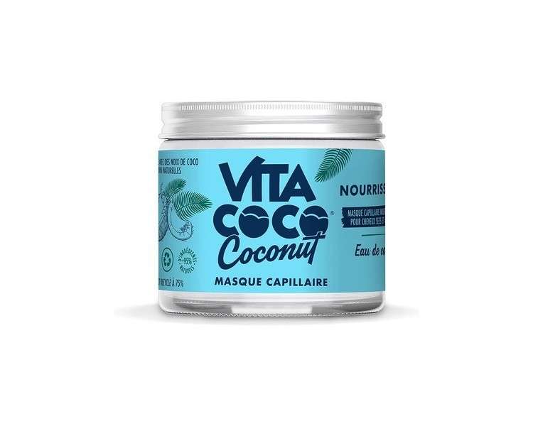 Vita Coco Coconut Hair Mask Nourish 250ml for Dry Hair - Intensive Treatment for Damaged Hair with Coconut Oil Nourishing Serum