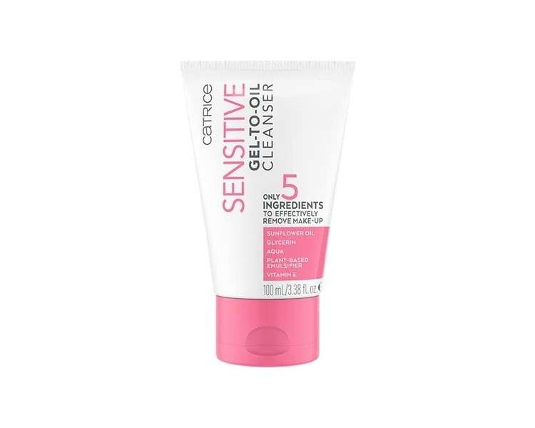 Catrice Sensitive Gel-to-Oil Cleanser for Makeup and Foundation 100ml - Transparent