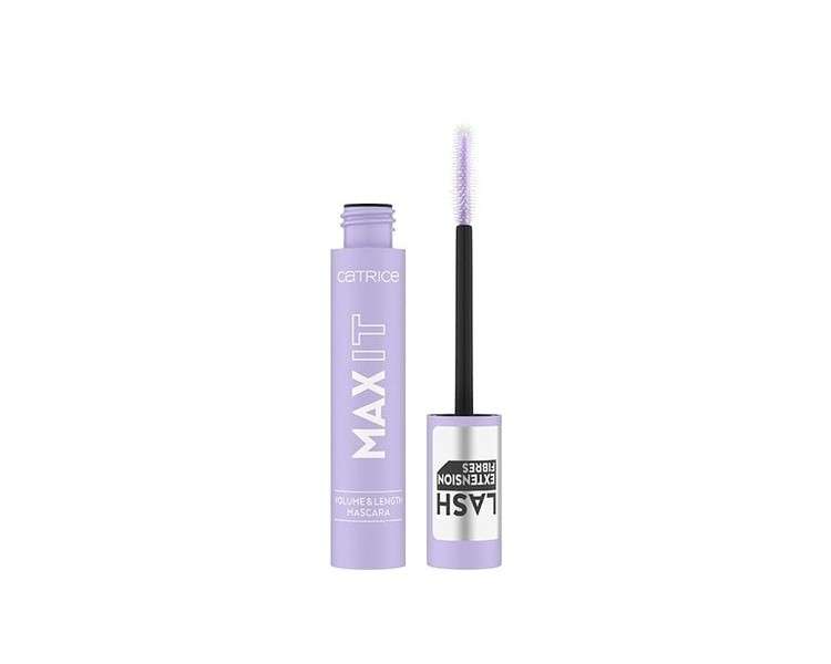 Catrice MAX IT Volume & Length Mascara 010 Deep Black 11ml - Vegan and Intensely Pigmented