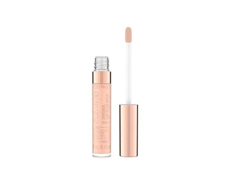 Catrice Clean ID Hydra Lip Plumper Gloss 3ml N°010 Rosy Tulip Nude Vegan Refreshing Shiny