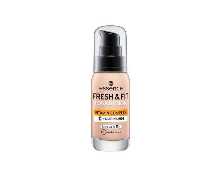 Fresh & Fit Foundation 30 Fresh Honey Essence Fluid Makeup Primer for Women 30ml