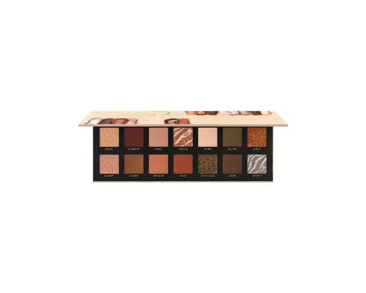 Catrice Pro Natural Spirit Slim Eyeshadow Palette 16 Colors Intense and Shimmering - 10.6g