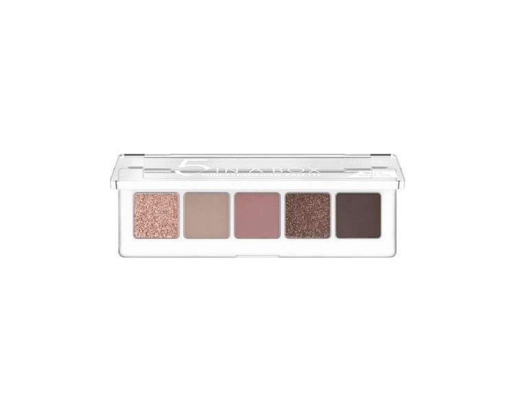 Catrice 5 In A Box Mini Eyeshadow Palette 020 Soft Rose Look 5 Shades 4g