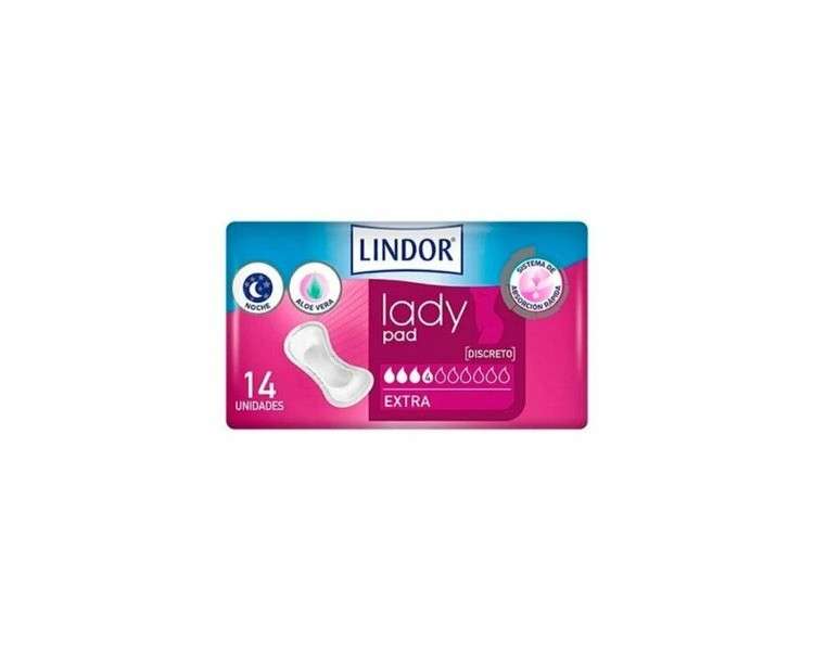 Hartmann Lindor Lady Pad Extra 4 Drops 14 Count