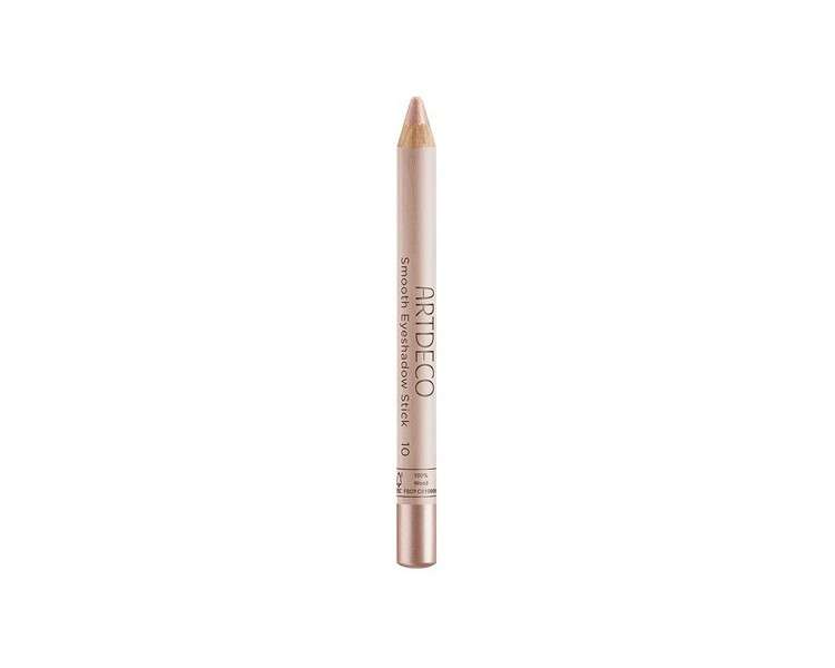 ARTDECO Smooth Eyeshadow Stick Shimmering Eye Shadow Pen for Sensitive Eyes 1 x 3g 10 Pearly Golden Beige