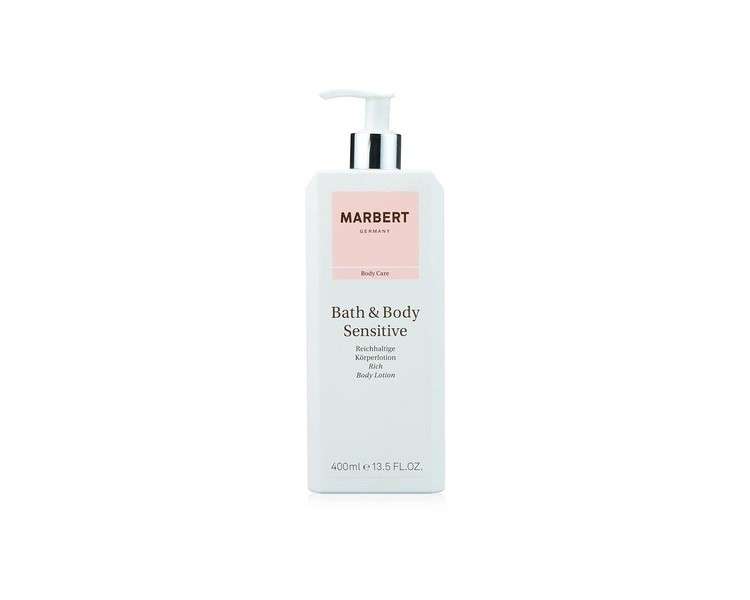 Marbert Body Care Bath and Body Sensitive Rich Body Lotion for Women 400ml