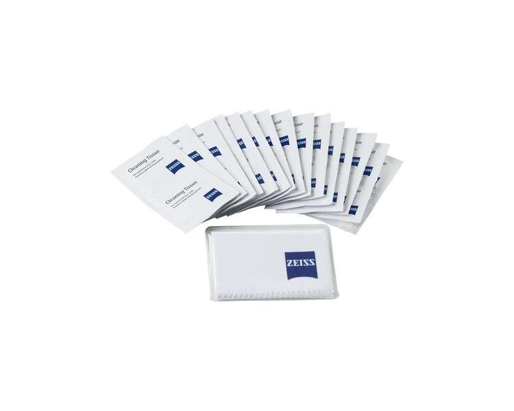 ZEISS Lens Cleaning Wipes for Lenses, Filters, Eyeglasses, Binoculars, and LCD Displays - Single Pack