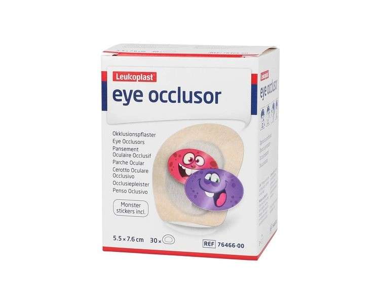 Essity Stick On Eye Patch Eye Occlusor Junior For Delicate Skin Pack Of 30