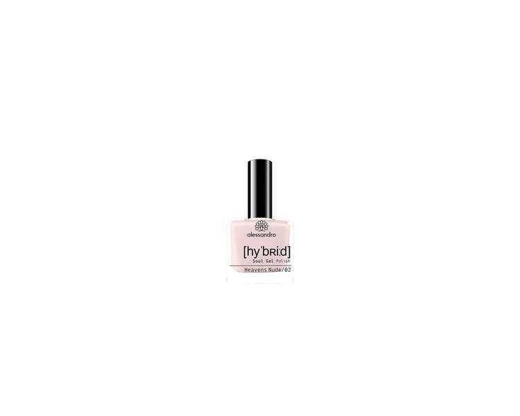 Alessandro Hybrid Nail Polish Heavens Nude - Sheer French Rose - Perfect Nails in 3 Steps No LED Needed - Up to 10 Day Wear 8ml