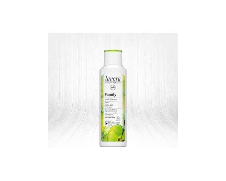 Lavera Family Shampoo Hair Care Natural Cosmetics Vegan Certified 250ml